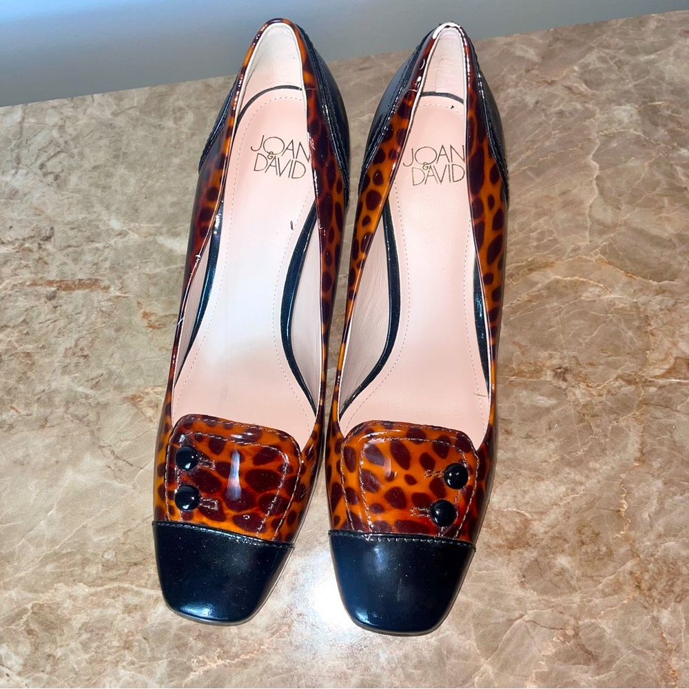 Vintage Animal Leopard print Joan & David Heels